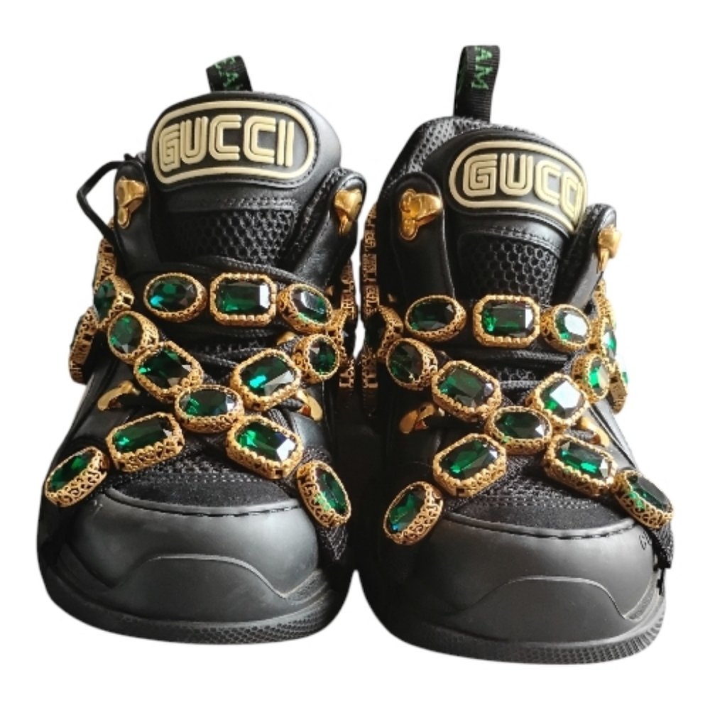 GUCCI Flashtrek Embellished Sneaker